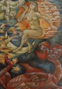 Weib und Drache