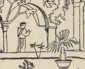 Italienisches Skizzenbuch: Convento (Detail)
