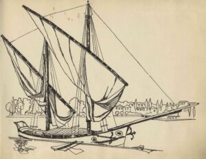Italienisches Skizzenbuch: Schiff